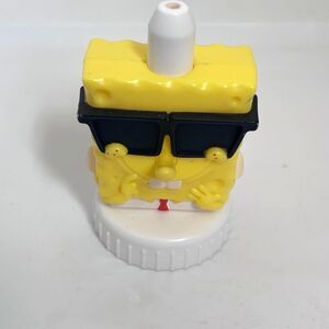 Good 2 Grow Juice Bottle Topper SpongeBob SquarePants with Glasses Spout Lid